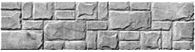 Форма панели бетонного наборного забора, позиция - 33