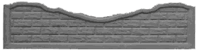 Форма панели бетонного наборного забора, позиция - 26