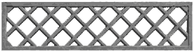 Форма панели бетонного наборного забора, позиция - 19