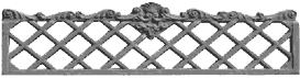 Форма панели бетонного наборного забора, позиция - 17
