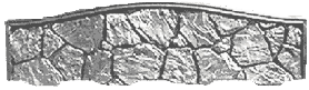 Форма панели бетонного наборного забора, позиция - 3