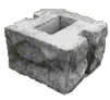Форма блока бетонного наборного забора, позиция - 47