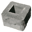 Форма блока бетонного наборного забора, позиция - 48